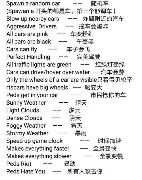 侠盗猎车4秘籍怎么用，侠盗猎车4的秘籍  第6张