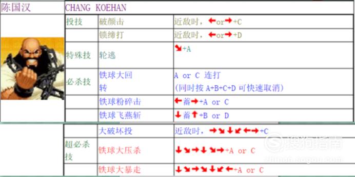 拳皇97技能大全，拳皇 97 技能  第2张