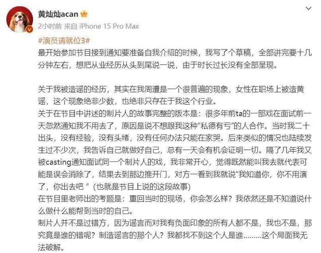 黄灿灿，谣言受害者，失去工作后揭露真相捍卫名誉  第4张